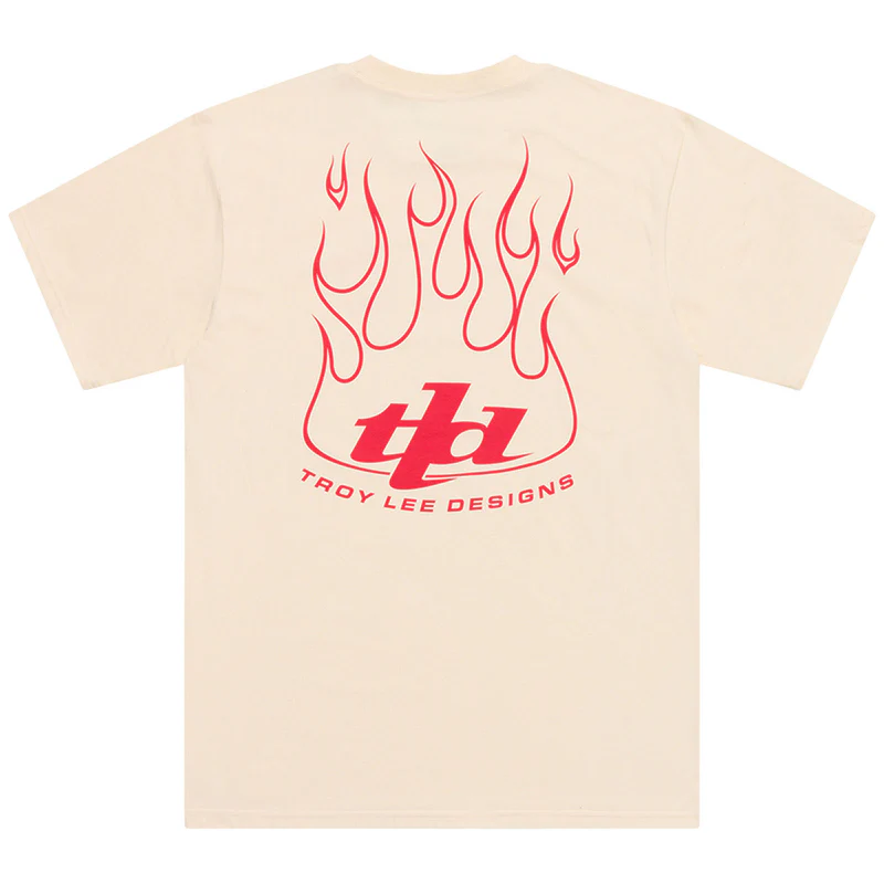 Troy Lee Designs Short Sleeve Tee Torched M Vintage White