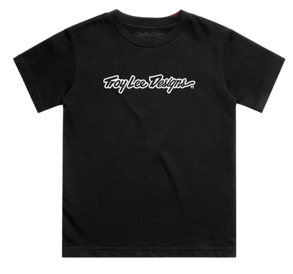 Troy Lee Designs Short Sleeve Tee Signature M Black