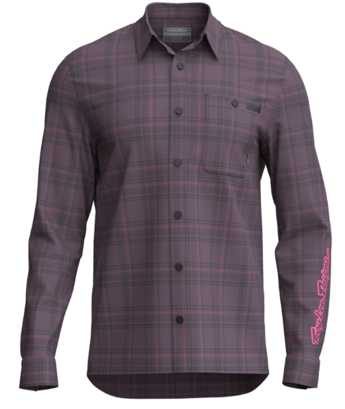 Troy Lee Designs Grind Flannel YD Piaid M Deep Purp