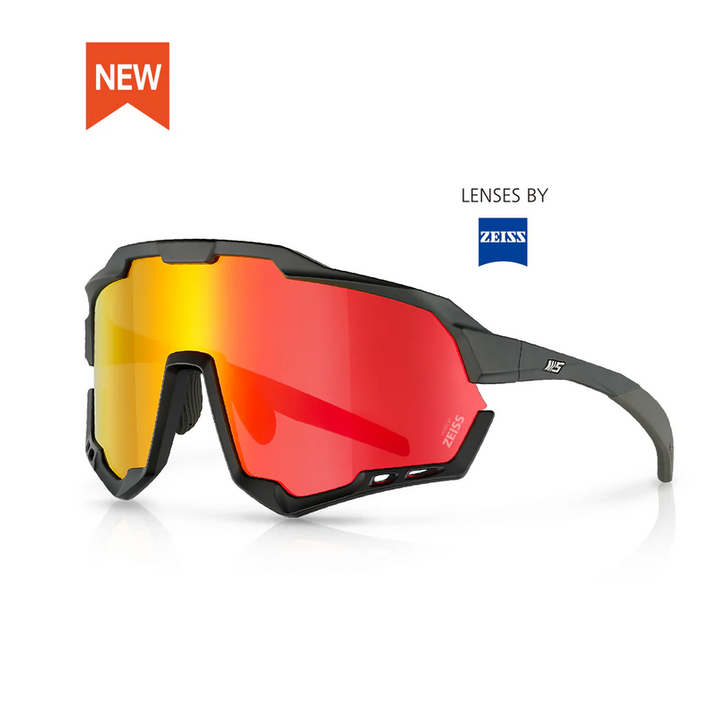 MAGICSHINE Morpher Convertible ZEISS Lens Cycling Sunglasses Green + Black