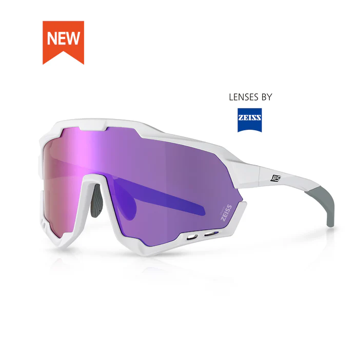 MAGICSHINE Morpher Convertible ZEISS Lens Cycling Sunglasses White + Grey
