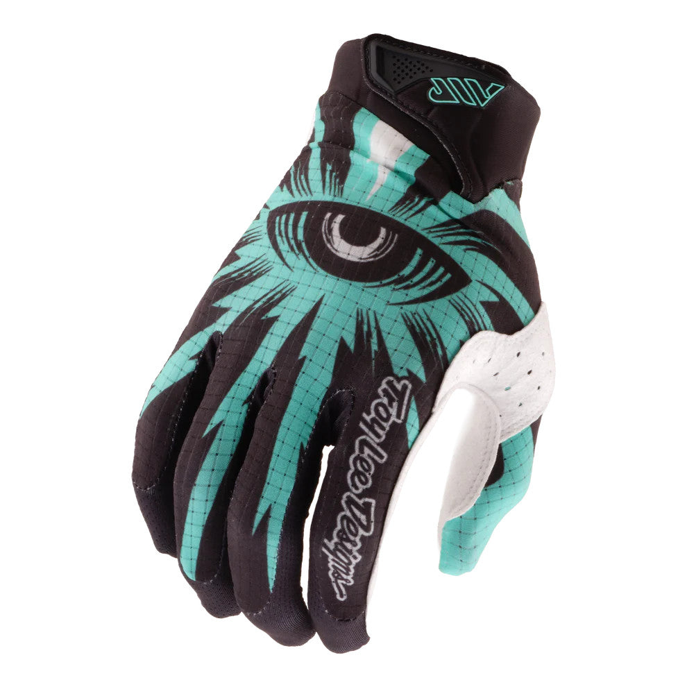 Troy Lee Designs Air Glove Cyclops Carbon / Real Teal XL
