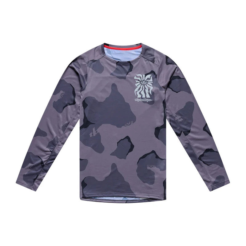 Troy Lee Designs Skyline Pro Long Sleeve Jersey Flow Camo Carbon S