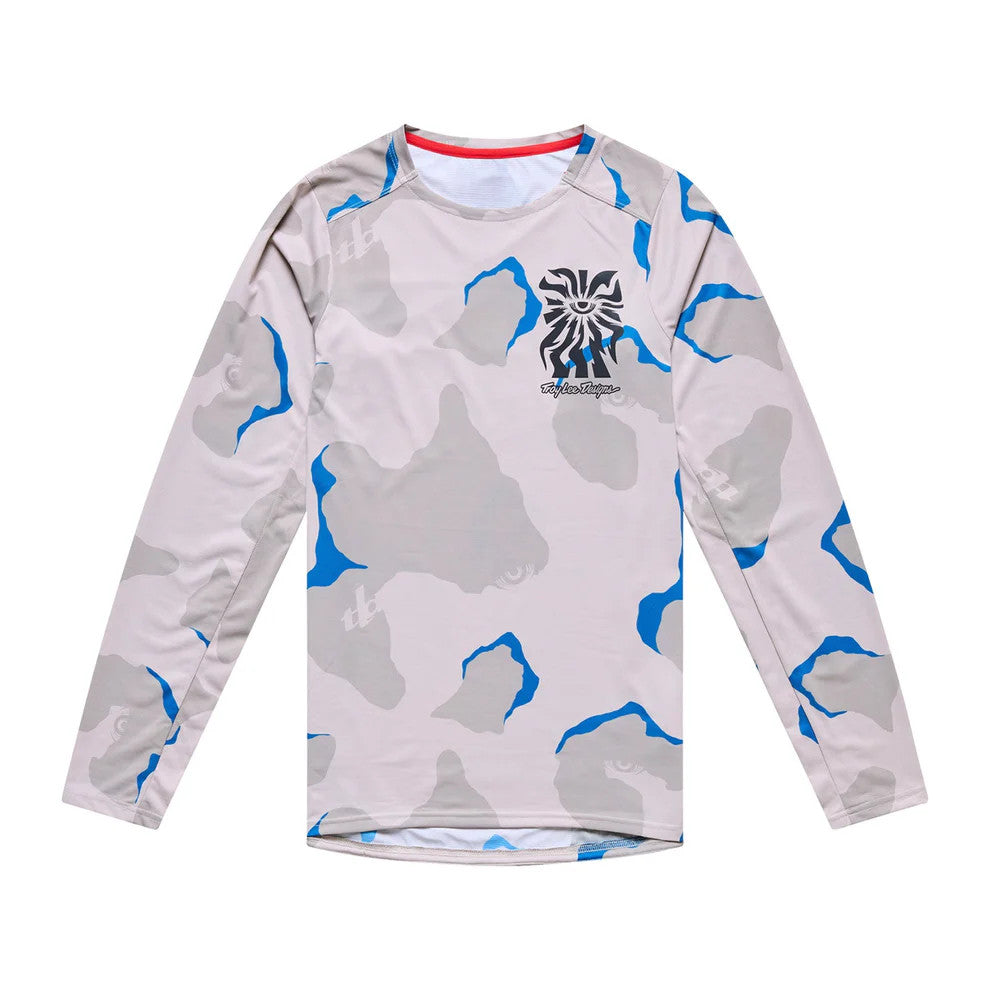 Troy Lee Designs Skyline Pro Long Sleeve Jersey Flow Camo Pumice L