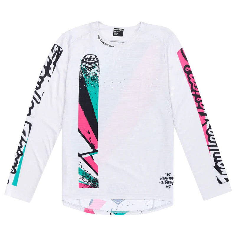 Troy Lee Designs Sprint Jersey Full Pull Chalk XL