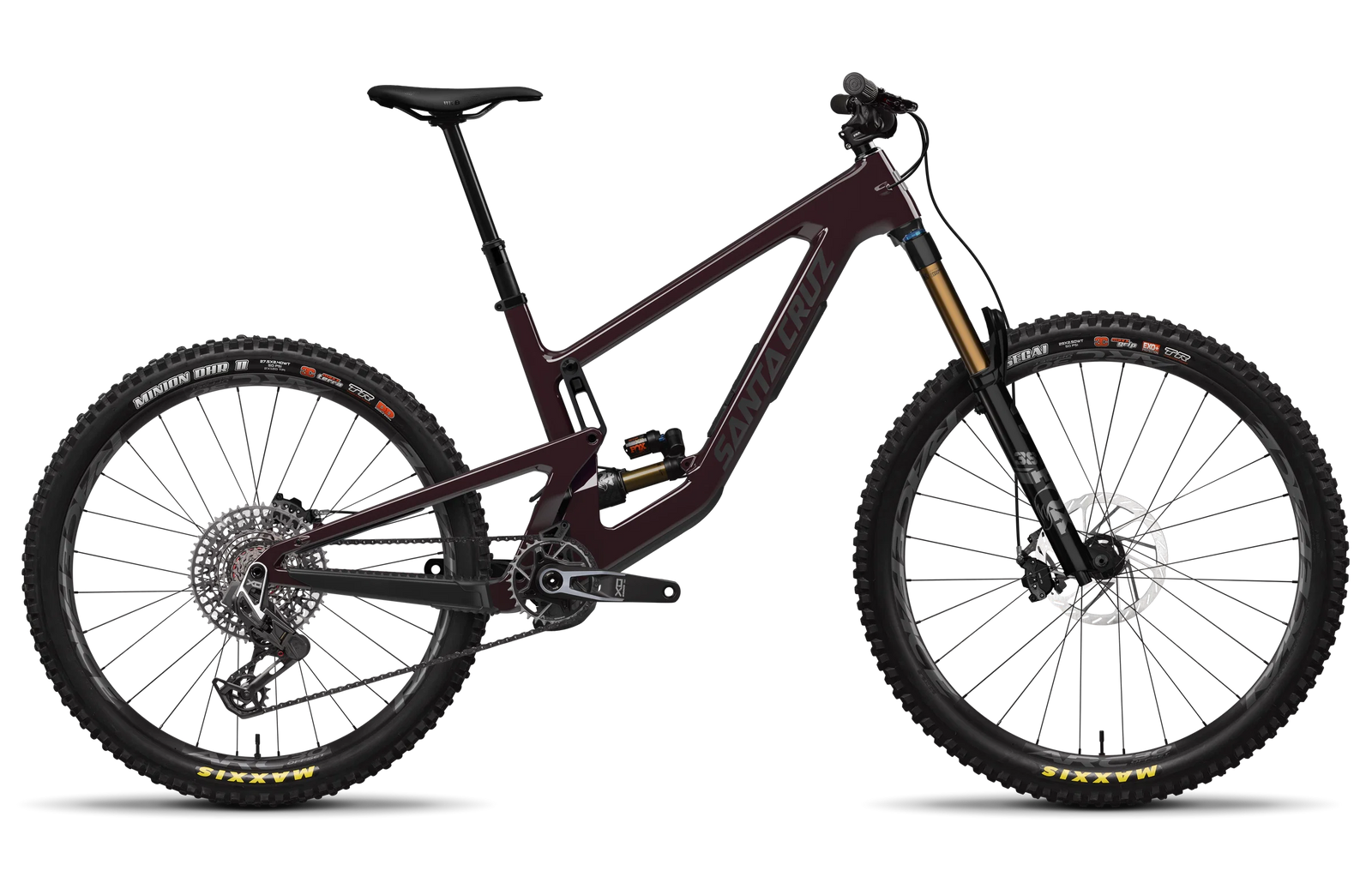SANTA CRUZ NOMAD 6 CC X0 AXS MX Gloss Stormbringer Purple XL