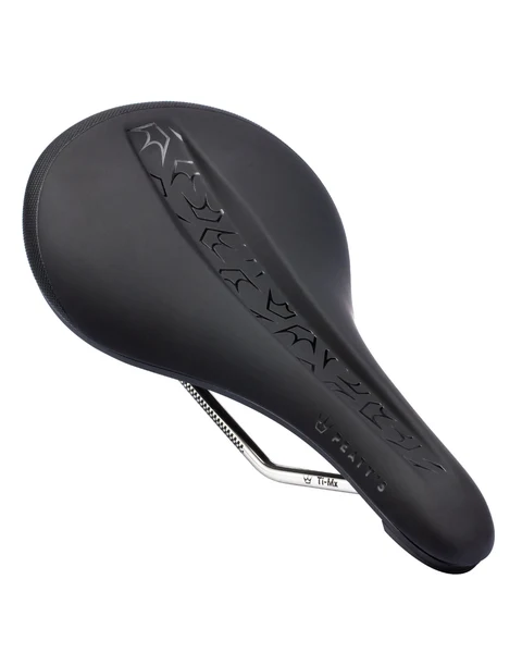 Peaty's Monarch Saddle - Ti-MX Rail / Nylon Base - Black