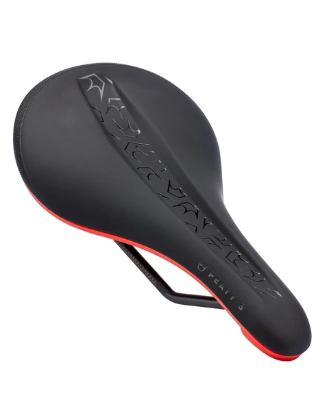 Peaty's Monarch Saddle - 4130 Rail / Nylon Base - Red