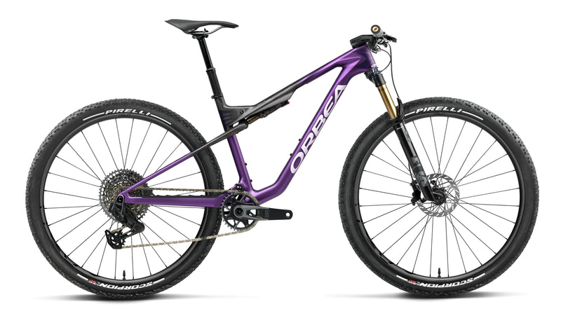 ORBEA OIZ M-TEAM AXS M Royal Plum - Diamond Black Carbon View
