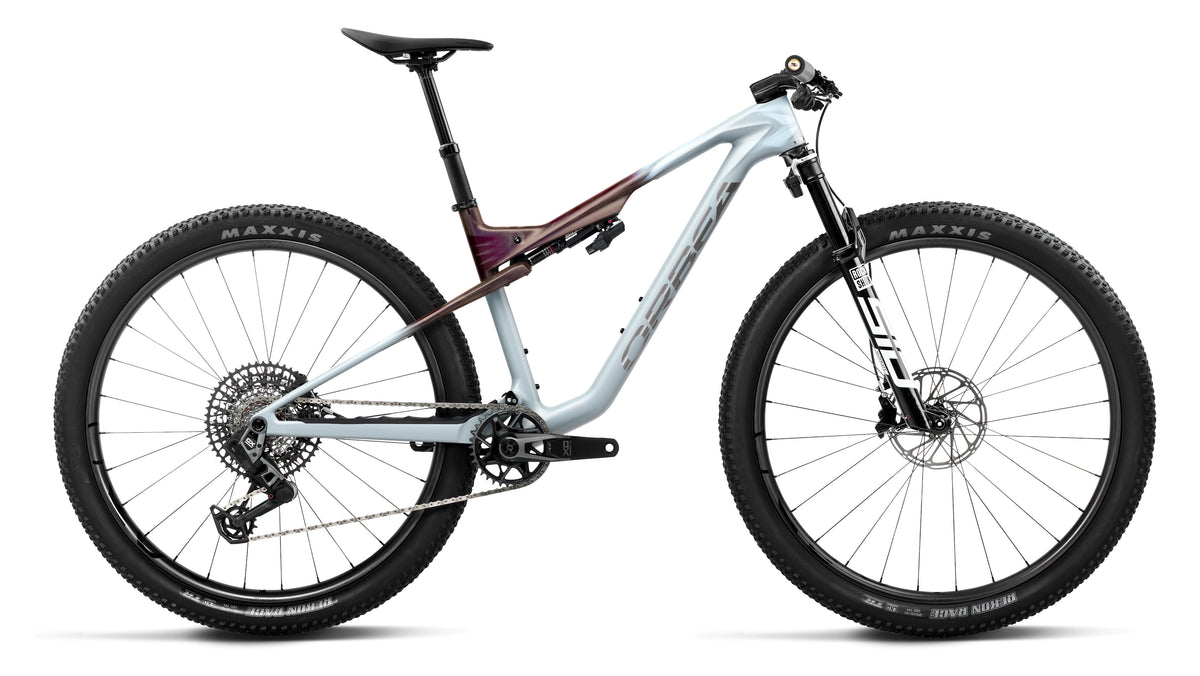 ORBEA OIZ M10 AXS M Frozen Concrete - Sunset Carbon View