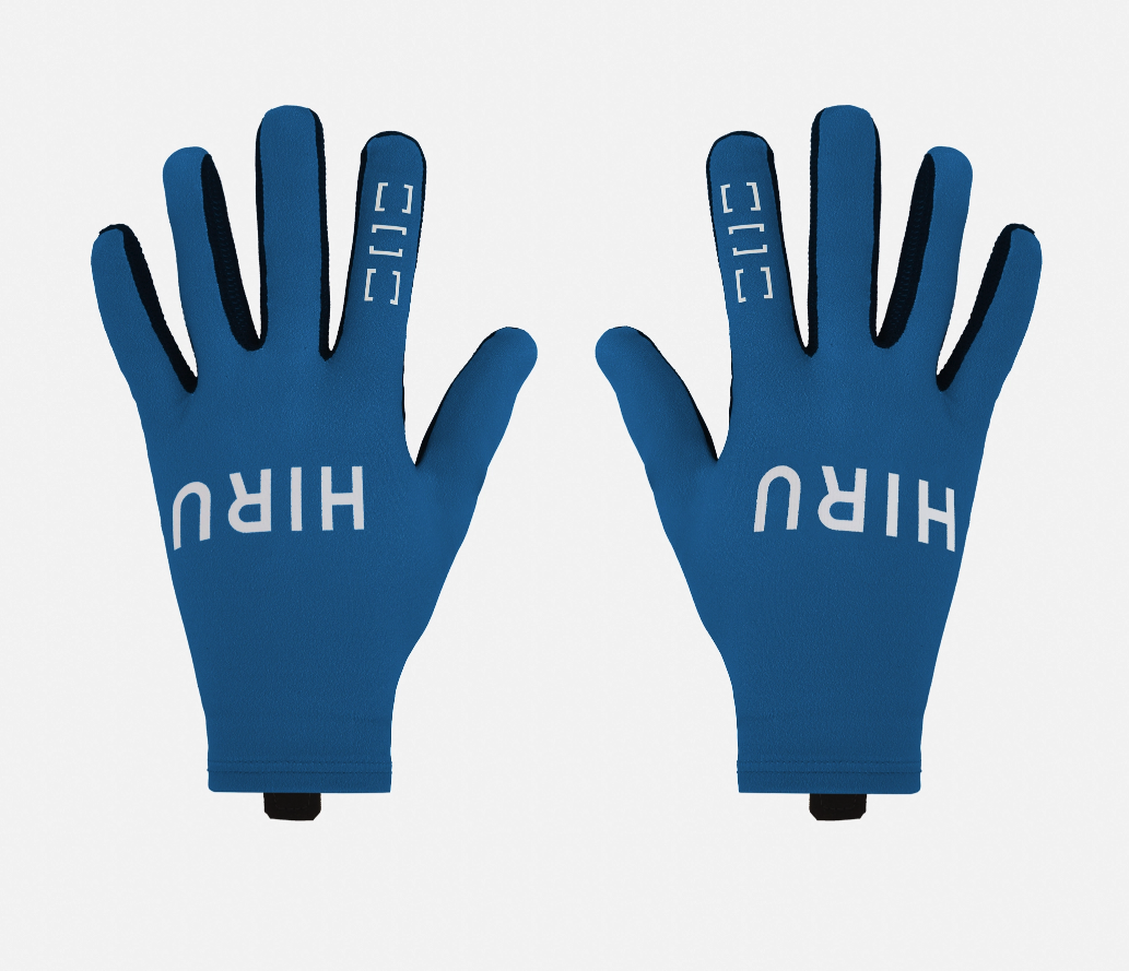 HIRU MTB Long Gloves L Blue