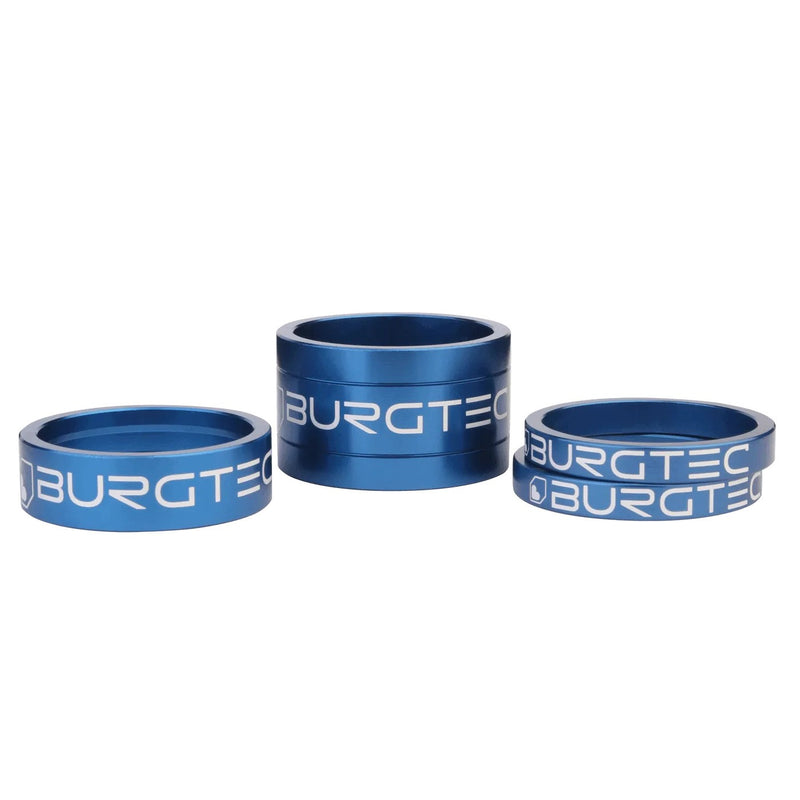 BURGTEC Stem Spacers - Deep Blue