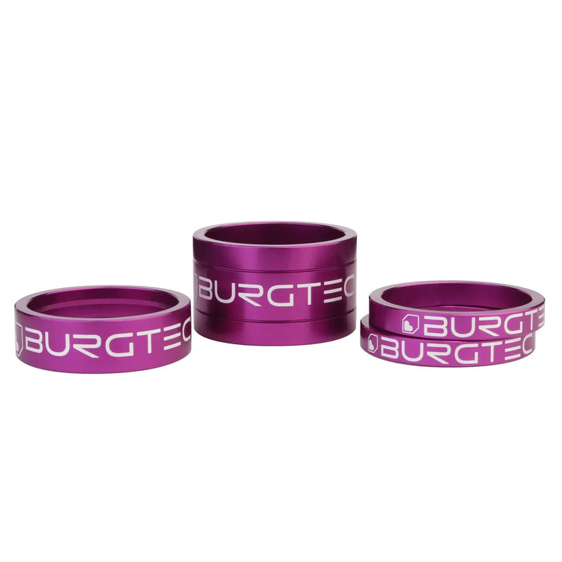 BURGTEC Stem Spacers - Purple Rain
