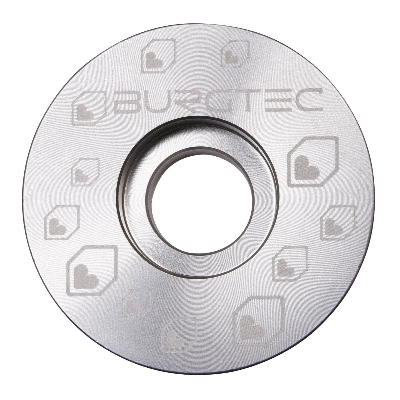 BURGTEC Top Cap - Rhodium Silver