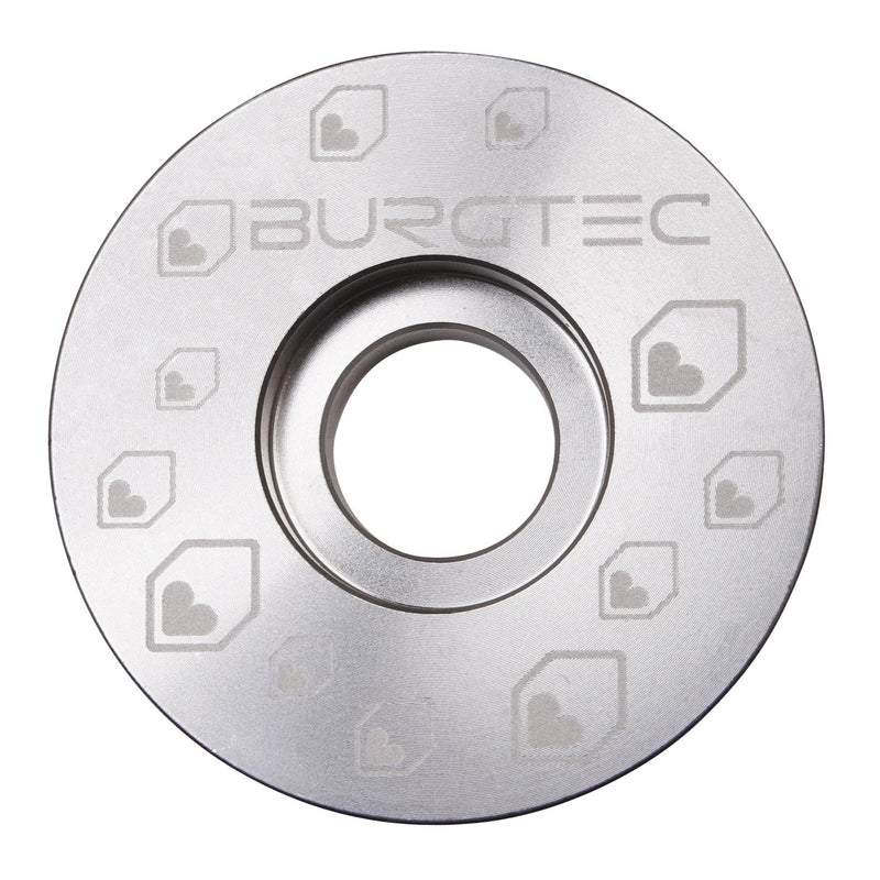 BURGTEC Top Cap - Rhodium Silver