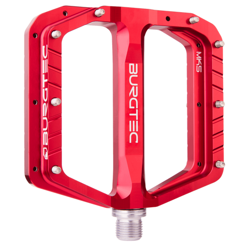 BURGTEC Penthouse Flat MK5 Pedals Race Red Steel