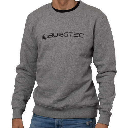 BURGTEC Grey Logo Sweater L