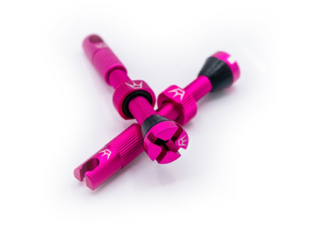 Peaty's x Chris King (MK2) Tubeless Valves - 42mm / Matte Punch