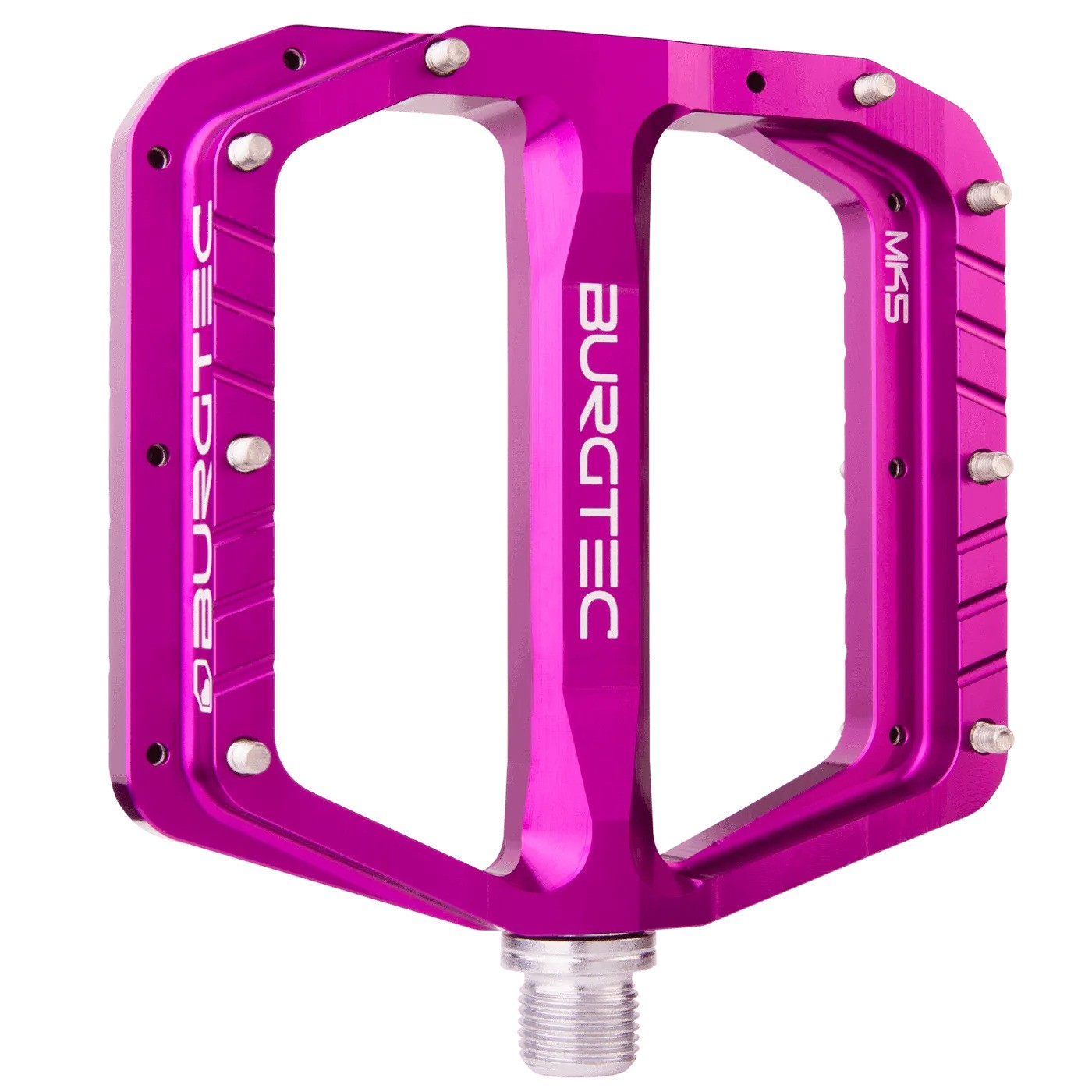 BURGTEC Penthouse Flat MK5 Pedals Purple Rain Steel