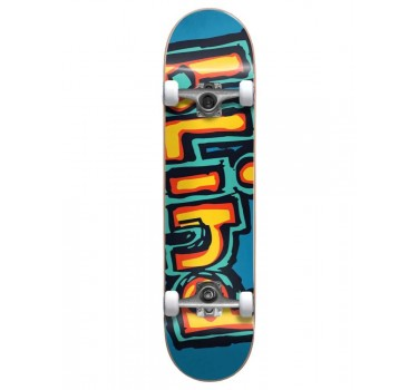 BLIND 7.75 MATTE OG LOGO Bright Red/Teal colorway FP COMPLETE