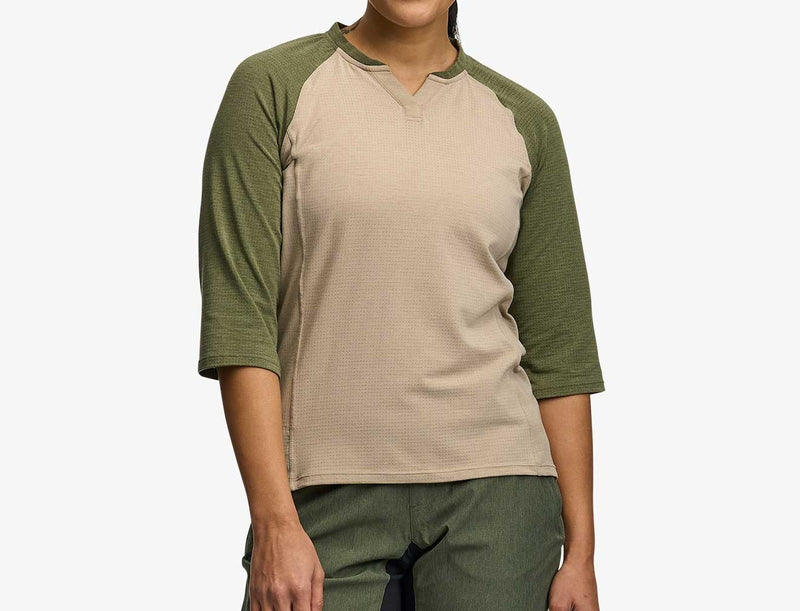 RACE FACE Traverse 3/4 DRI-RELEASE Jersey Sand S
