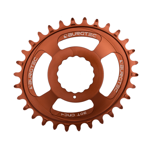 BURGTEC Oval Cinch Thick Thin Chainring Kash Bronze ­32T