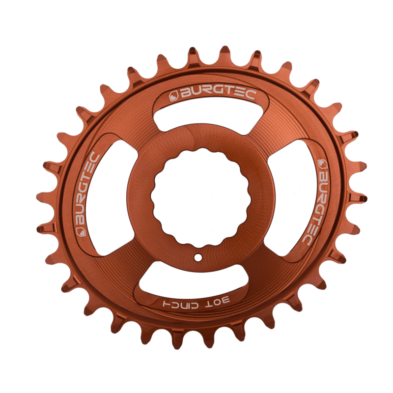 BURGTEC Oval Cinch Thick Thin Chainring Kash Bronze ­32T