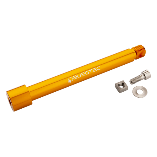 BURGTEC Fox 15x110mm Boost Fork Axle - Iron Bro Orange 2021+