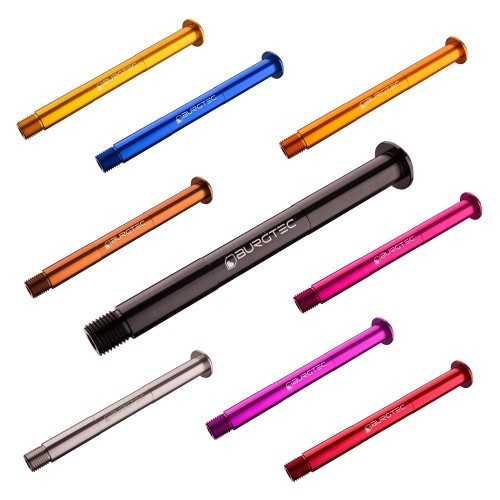 BURGTEC Fox 15x110mm Boost Fork Axle - Iron Bro Orange 2021+