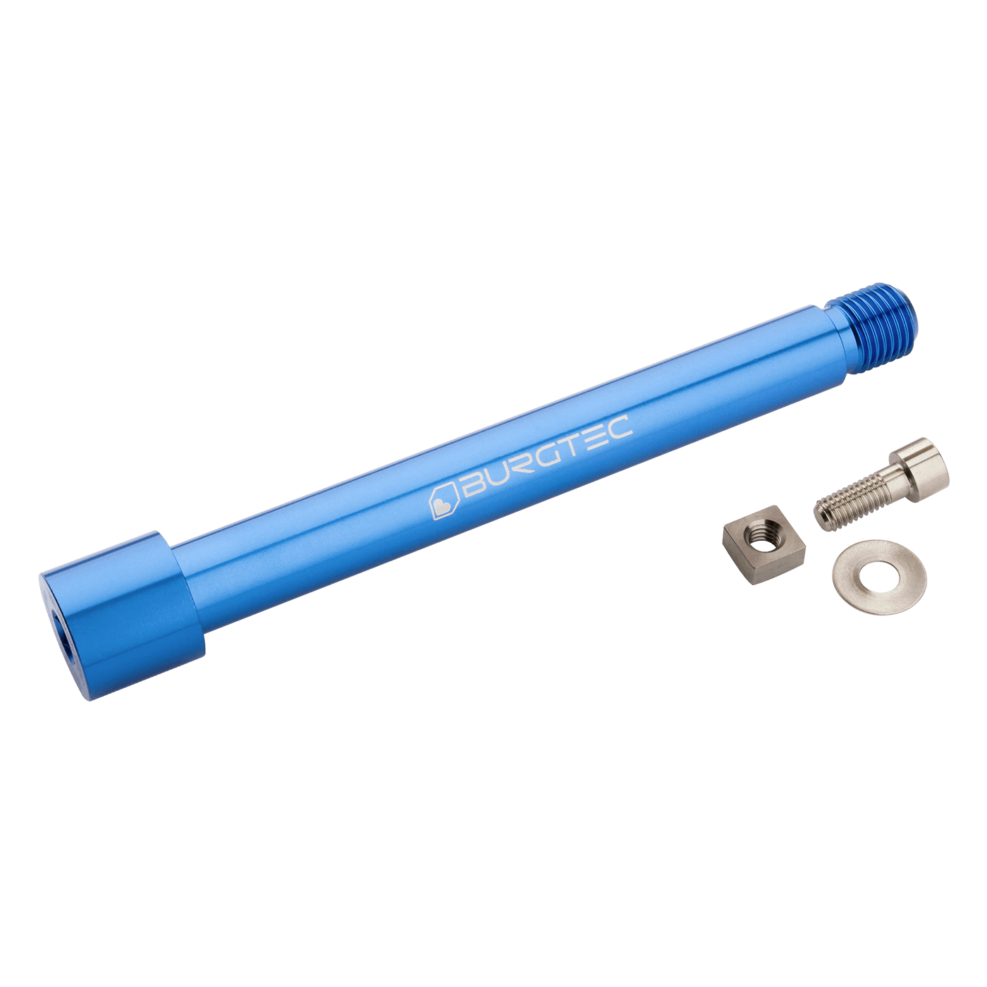 BURGTEC Fox 15x110mm Boost Fork Axle - Deep Blue 2021+