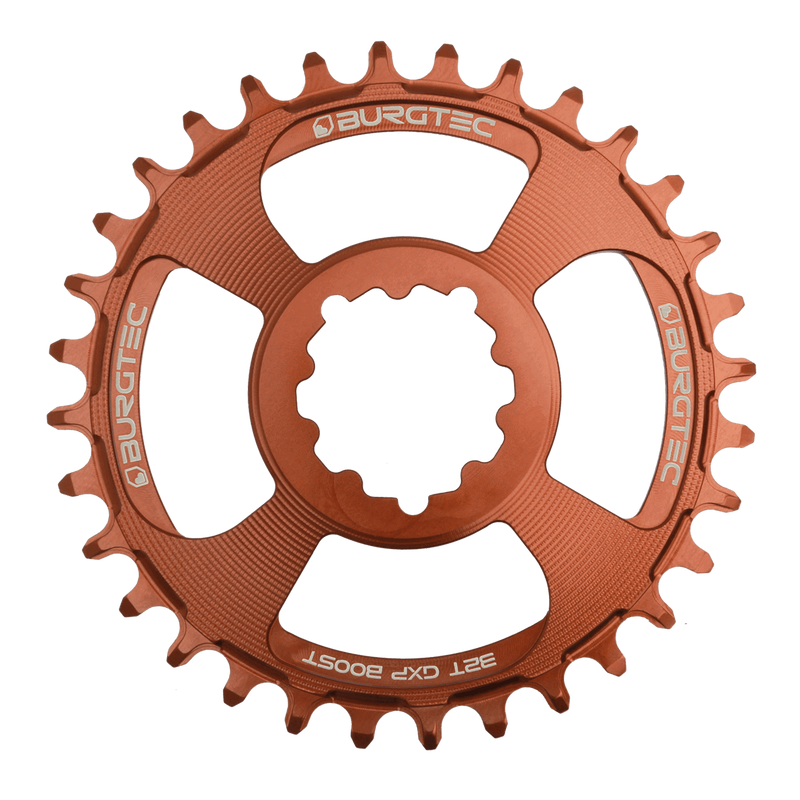 BURGTEC GXP Boost 3mm Offset Thick Thin Chainring 32T Kash Bronze