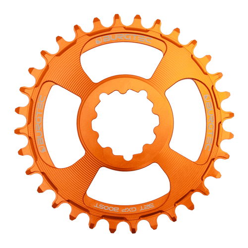 BURGTEC GXP Boost 3mm Offset Thick Thin Chainring 34T Iron Bro Orange