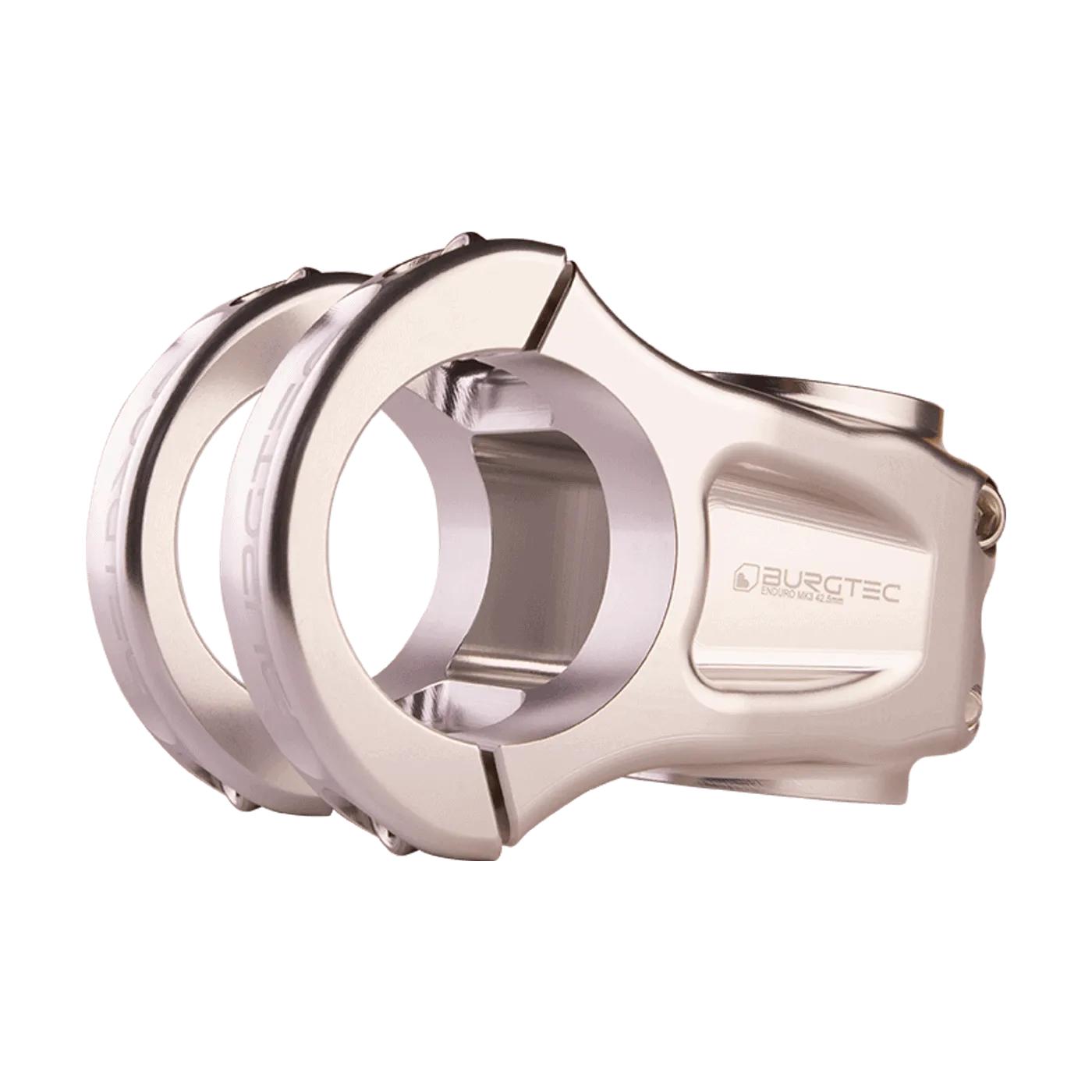 BURGTEC Enduro MK3 Stem - 35mm - 35mm - Rhodium Silver