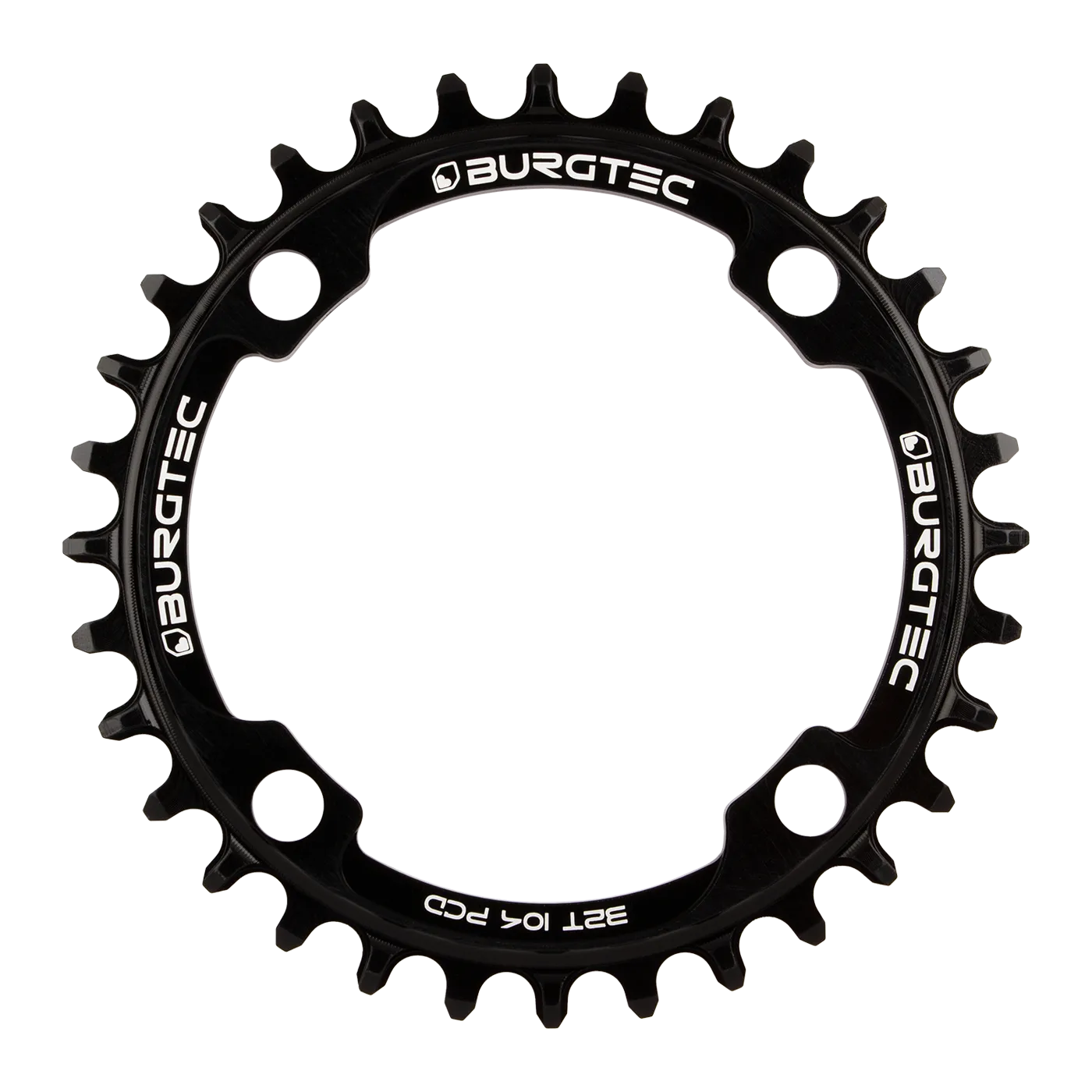 BURGTEC 104mm BCD Thick Thin Chainring 30T