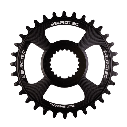 BURGTEC Shimano Direct Mount Thick Thin Chainring 30T Burgtec Black