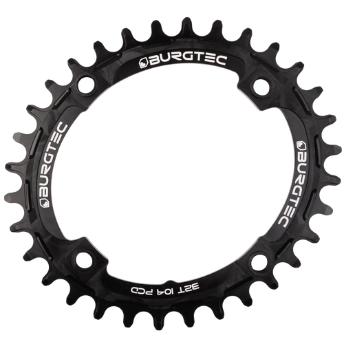 BURGTEC Oval 104mm BCD Thick Thin Chainring 32T