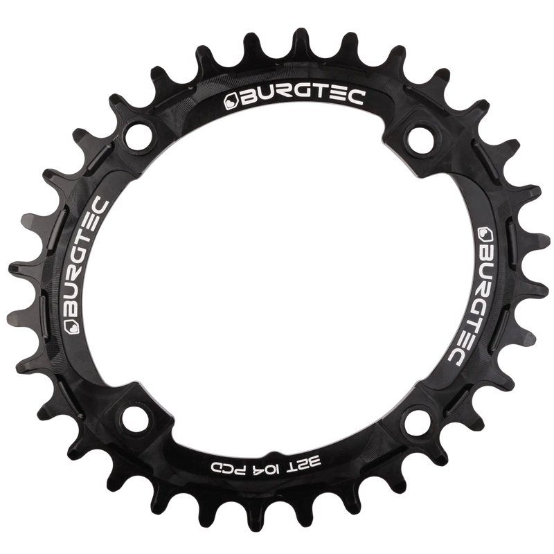 BURGTEC Oval 104mm BCD Thick Thin Chainring 32T
