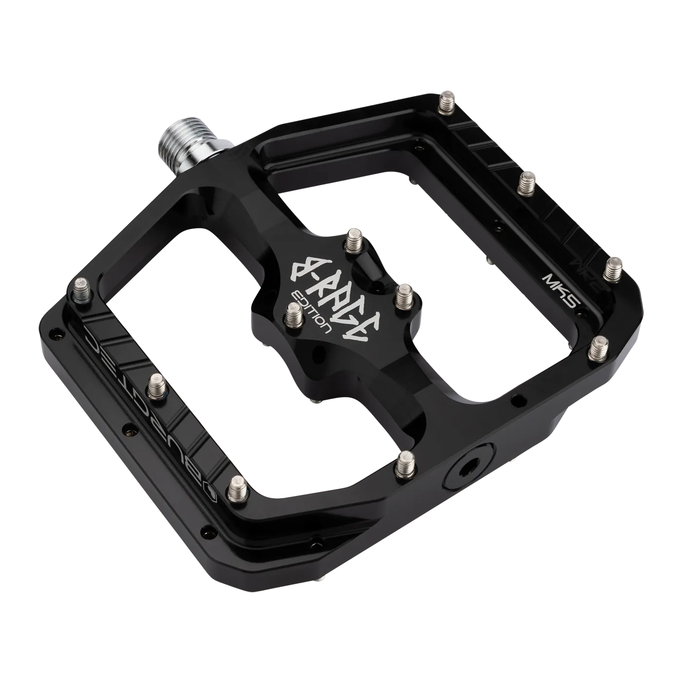 BURGTEC Penthouse Flat MK5 B-­Rage Edition Pedals ­Burgtec Black