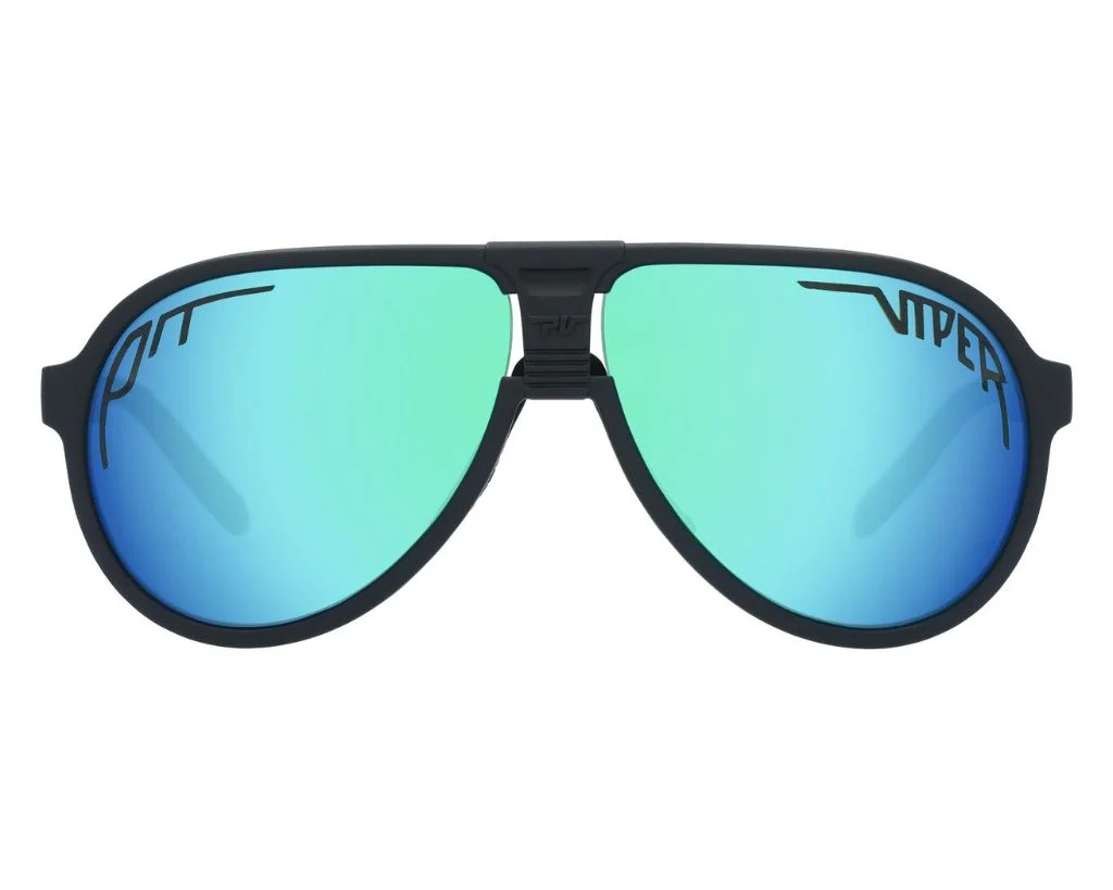 Pit Viper The Exec Jethawk Sunglasses - Polarized Blue-Green Lens