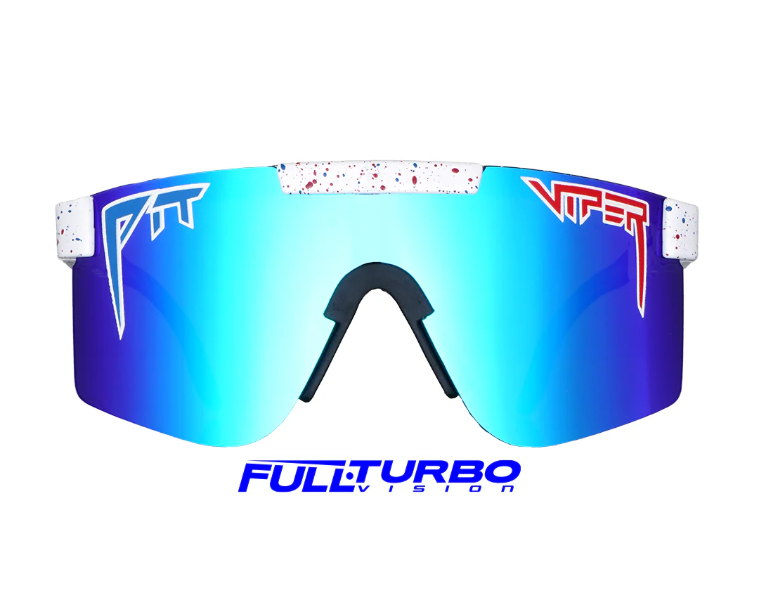 Pit Viper The Merika Original Narrow Sunglasses - Polarized Blue Lens
