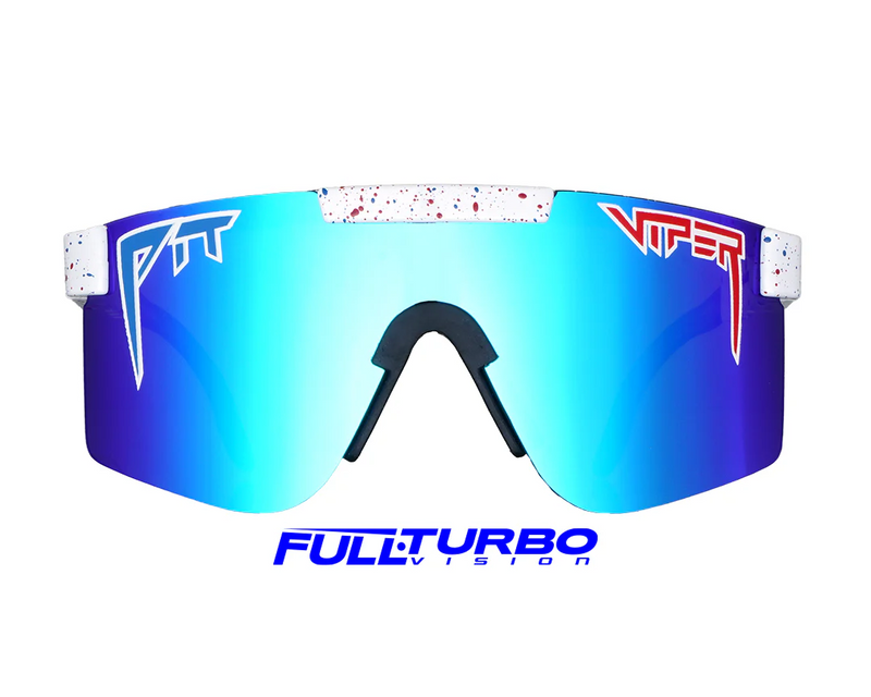 Pit Viper The Merika Original Narrow Sunglasses - Polarized Blue Lens