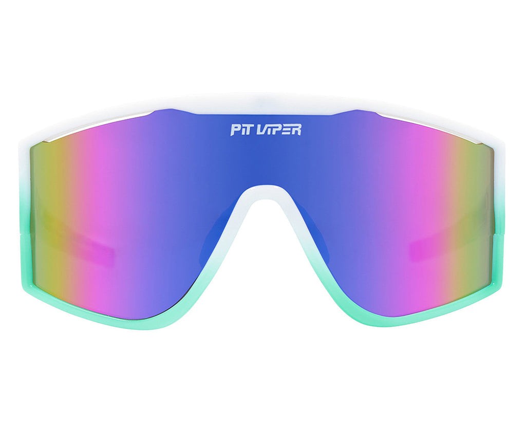 Pit Viper The Bonaire Breeze Try-Hard Sunglasses Blue-Purple Lens
