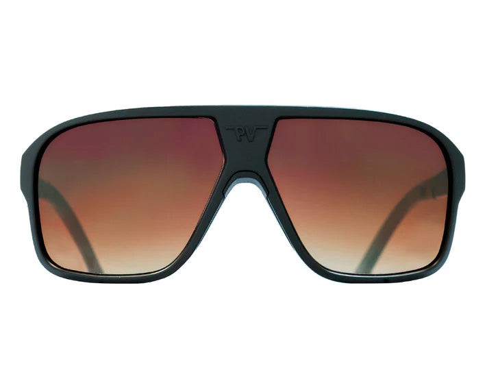 Pit Viper The Exec Flight Optics Sunglasses Brown Fade Lens