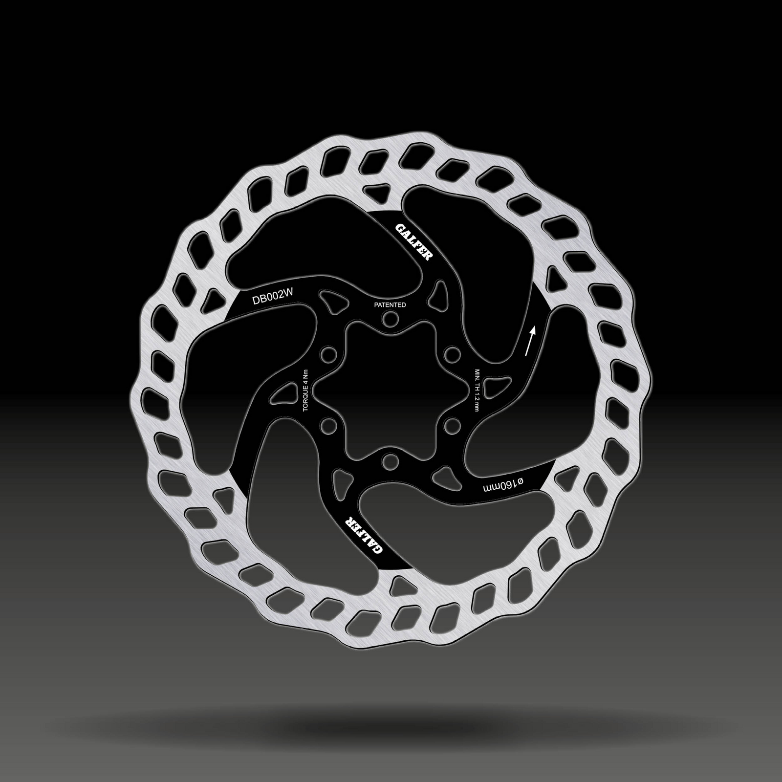 GALFER BIKE MTB DISC WAVE Ø160X1.8MM Brake Disc