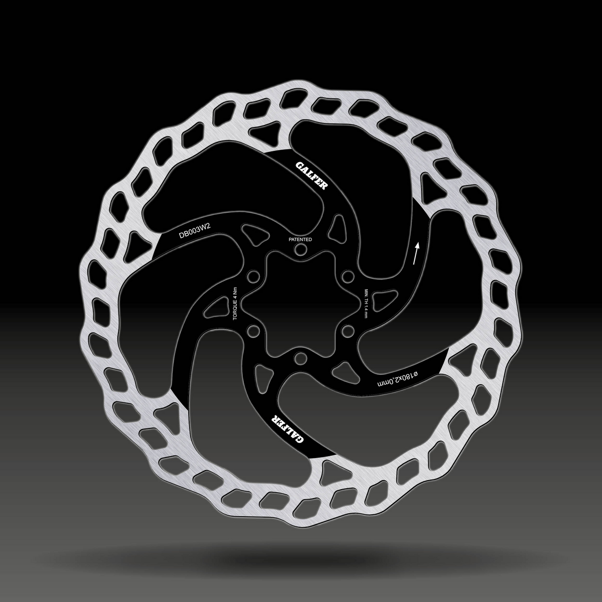GALFER BIKE MTB DISC WAVE Ø180X2.0MM Brake Disc