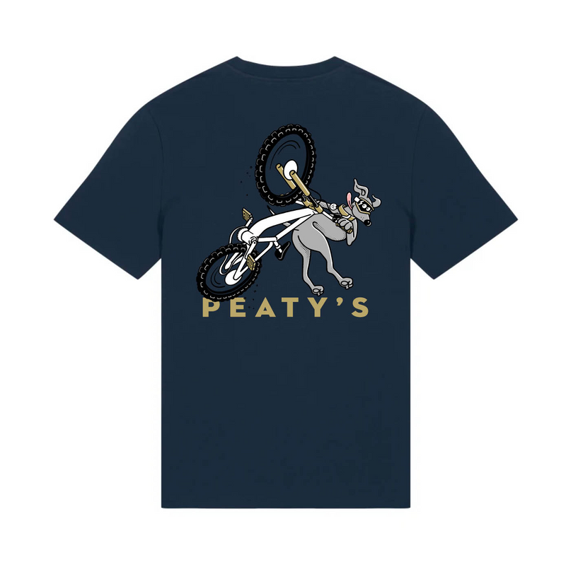 Peaty's AW25 PubWear Tee - Can Can / French Navy - Large