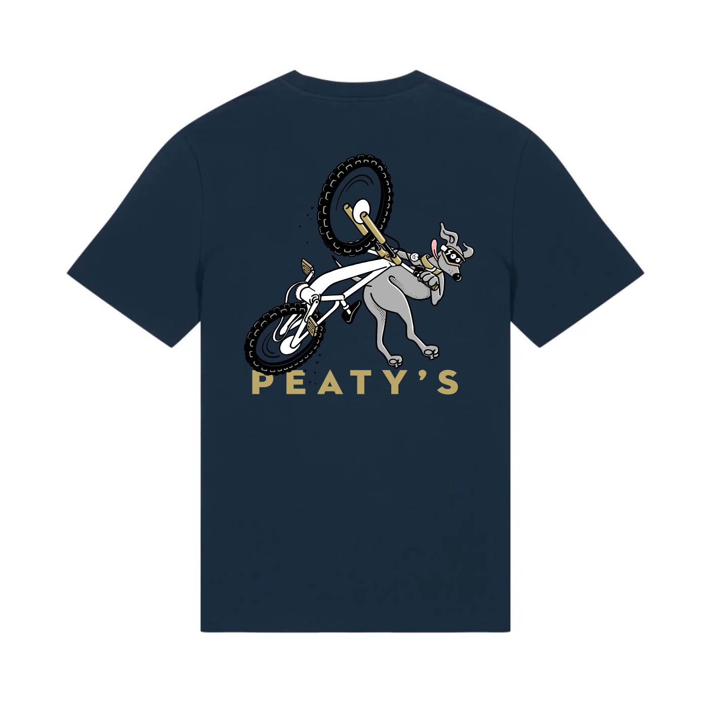 Peaty's AW25 PubWear Tee - Can Can / French Navy - Small