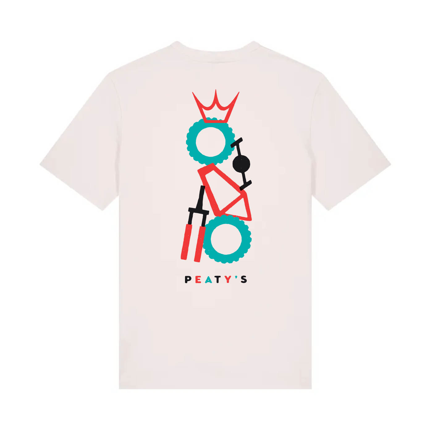 Peaty's AW25 PubWear Tee - Stacked / Vintage White - Medium