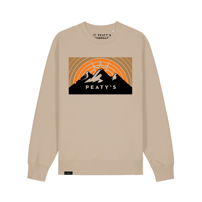 Peaty's AW25 PubWear Crew Jumper - Sunset / Desert Dust - Medium