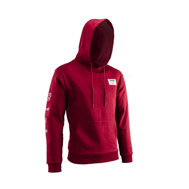 LEATT Hoodie Core S Ruby